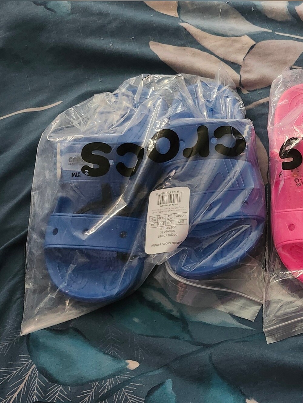 CROCS Classic Slide Sandals in Blue